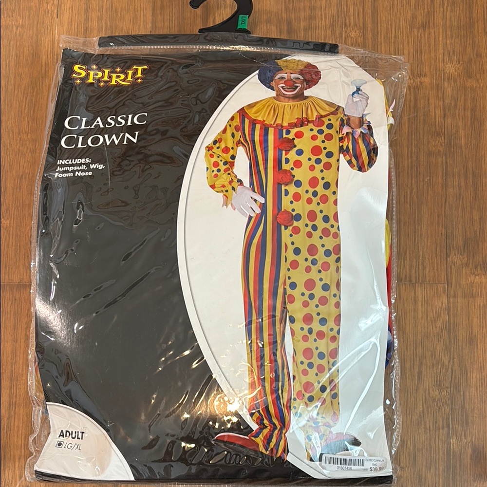 Spirit Vibrant Clown Costume
